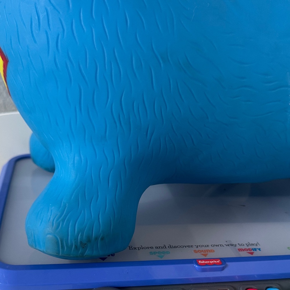 Blue Inflatable Dog Toy - Picture 5 of 5